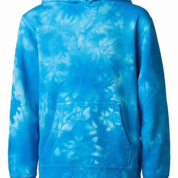 Youth Midweight Tie-Dyed Hooded Sweatshirt Thumbnail