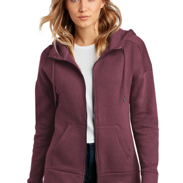 Women's Perfect Weight ® Fleece Drop Shoulder Full Zip Hoodie Thumbnail