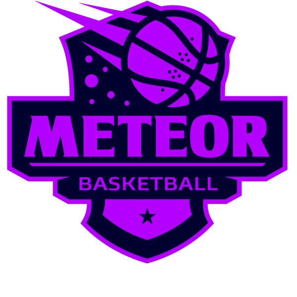 Meteor Basketball logo template Thumbnail