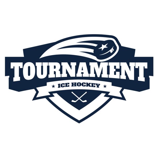 Tournament Ice Hockey logo template 02 Thumbnail