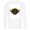 Unisex Gold Soft Touch Long Sleeve T-Shirt Thumbnail