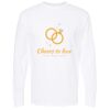 Unisex Gold Soft Touch Long Sleeve T-Shirt Thumbnail