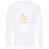 Unisex Gold Soft Touch Long Sleeve T-Shirt Thumbnail