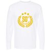 Unisex Gold Soft Touch Long Sleeve T-Shirt Thumbnail