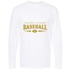 Unisex Gold Soft Touch Long Sleeve T-Shirt Thumbnail