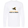 Unisex Gold Soft Touch Long Sleeve T-Shirt Thumbnail