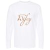 Unisex Gold Soft Touch Long Sleeve T-Shirt Thumbnail