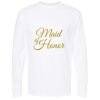 Unisex Gold Soft Touch Long Sleeve T-Shirt Thumbnail