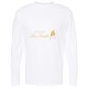 Unisex Gold Soft Touch Long Sleeve T-Shirt Thumbnail