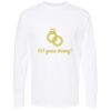 Unisex Gold Soft Touch Long Sleeve T-Shirt Thumbnail