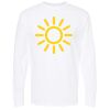 Unisex Gold Soft Touch Long Sleeve T-Shirt Thumbnail