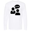 Unisex Gold Soft Touch Long Sleeve T-Shirt Thumbnail