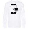 Unisex Gold Soft Touch Long Sleeve T-Shirt Thumbnail