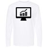 Unisex Gold Soft Touch Long Sleeve T-Shirt Thumbnail