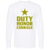 Unisex Gold Soft Touch Long Sleeve T-Shirt Thumbnail