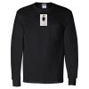 Unisex Ultra Cotton® Long Sleeve Pocket T-Shirt Thumbnail
