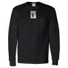 Unisex Ultra Cotton® Long Sleeve Pocket T-Shirt Thumbnail