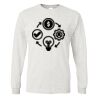 Unisex DryBlend® 50/50 Long Sleeve T-Shirt Thumbnail